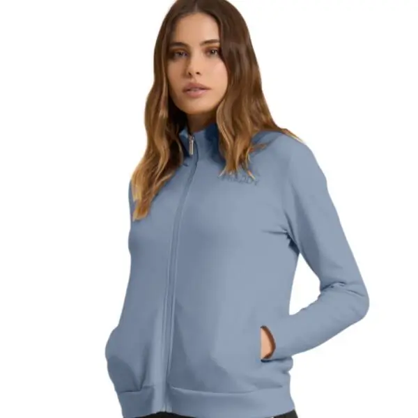 Freddy - Γυναικείο Σετ Φόρμας Zip And High Neck (Tracksuit) S26WTRK7-C57N Σιέλ/Μαύρο S26WTRK7-C57N