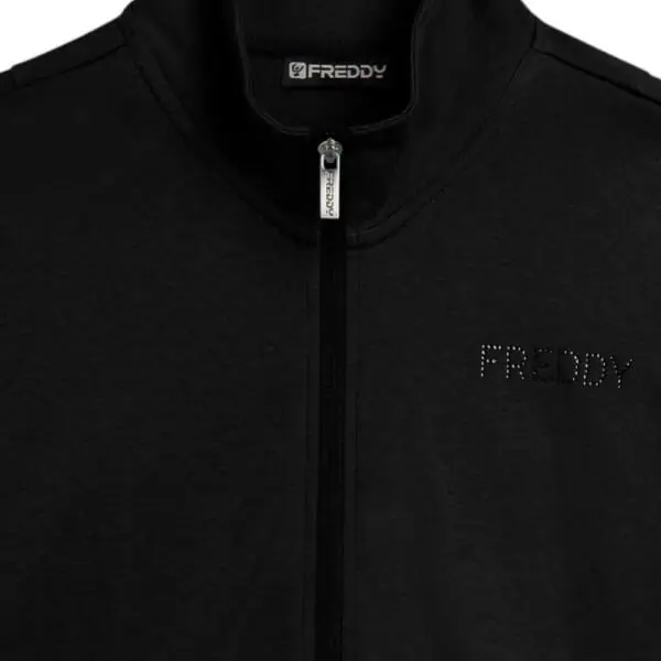 Freddy - Γυναικείο Σετ Φόρμας Zip And High Neck (Tracksuit) S26WTRK7-N Μαύρο S26WTRK7-N