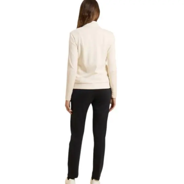 Freddy - Γυναικείο Σετ Φόρμας Zip And High Neck (Tracksuit) S26WTRK7-W33N Μπεζ/Μαύρο S26WTRK7-W33N