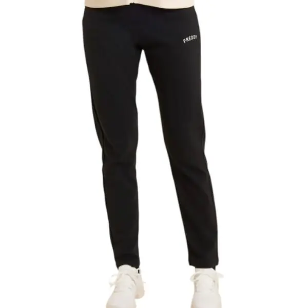 Freddy - Γυναικείο Σετ Φόρμας Zip And High Neck (Tracksuit) S26WTRK7-W33N Μπεζ/Μαύρο S26WTRK7-W33N