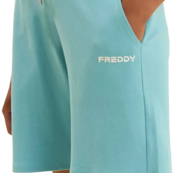 Freddy - Γυναικείο Σορτς Small Glitter S26WCYLP3-C69 Γαλάζιο S26WCYLP3-C69