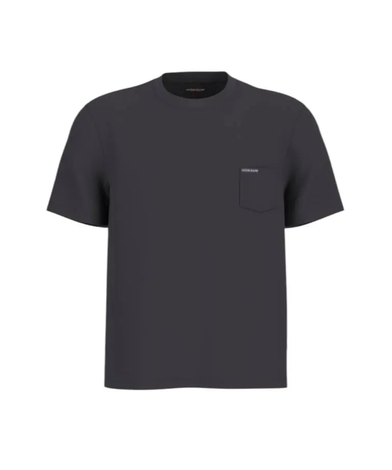 Guess - Ανδρικό T-shirt Essential Logo Regular Fit M5RI74K8FQ4-JBLK Μαύρο