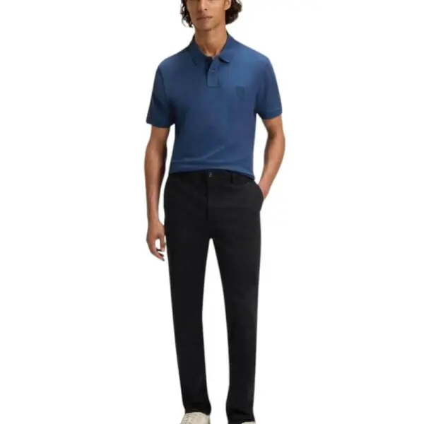 Hugo Boss - Ανδρικό Polo T-shirt Passenger Slim Fit 50507803-466 Μπλε 50507803-466