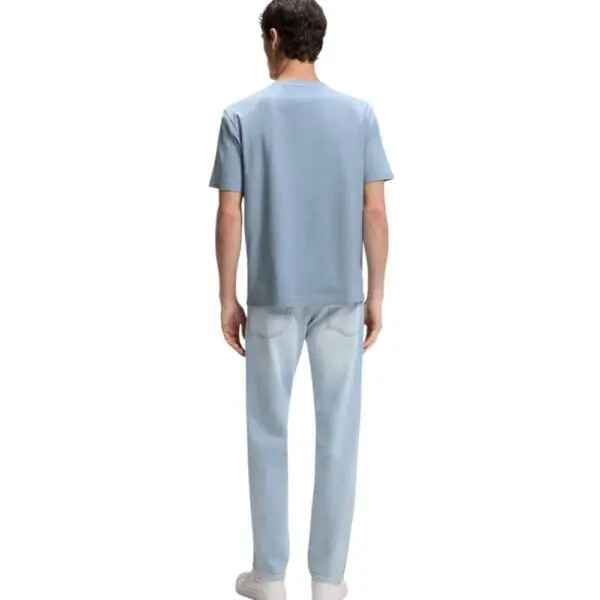 Hugo Boss - Ανδρικό T-shirt Tchup Relaxed Fit 50473278-458 Γαλάζιο 50473278-458