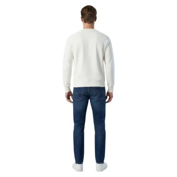 North Sails- Ανδρικό Φούτερ Hoodie Regular Fit 993035-000-0101 Λευκό 993035-000-0101