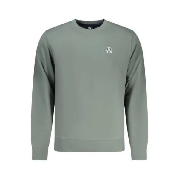 North Sails- Ανδρικό Φούτερ Hoodie Regular Fit 993035-000-0419 Πράσινο 993035-000-0419