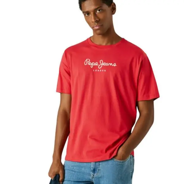 Pepe Jeans - Ανδρικό T-shirt Eggo N PM5010178-249 Κόκκινο PM5010178-249