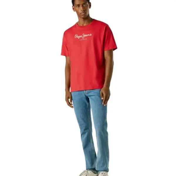 Pepe Jeans - Ανδρικό T-shirt Eggo N PM5010178-249 Κόκκινο PM5010178-249