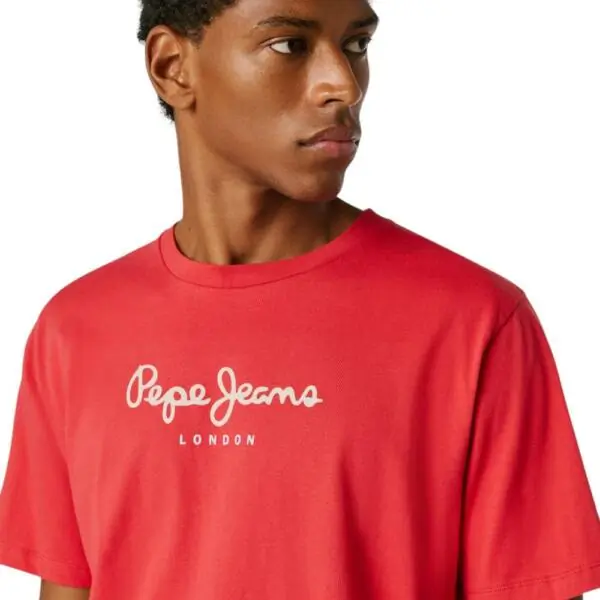 Pepe Jeans - Ανδρικό T-shirt Eggo N PM5010178-249 Κόκκινο PM5010178-249