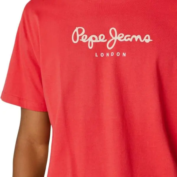 Pepe Jeans - Ανδρικό T-shirt Eggo N PM5010178-249 Κόκκινο PM5010178-249