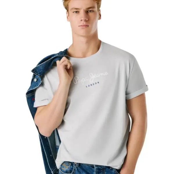 Pepe Jeans - Ανδρικό T-shirt Eggo N PM5010178-504 Γαλάζιο PM5010178-504