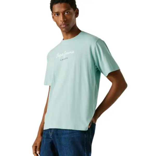 Pepe Jeans - Ανδρικό T-shirt Eggo N PM5010178-518 Τιρκουάζ PM5010178-518