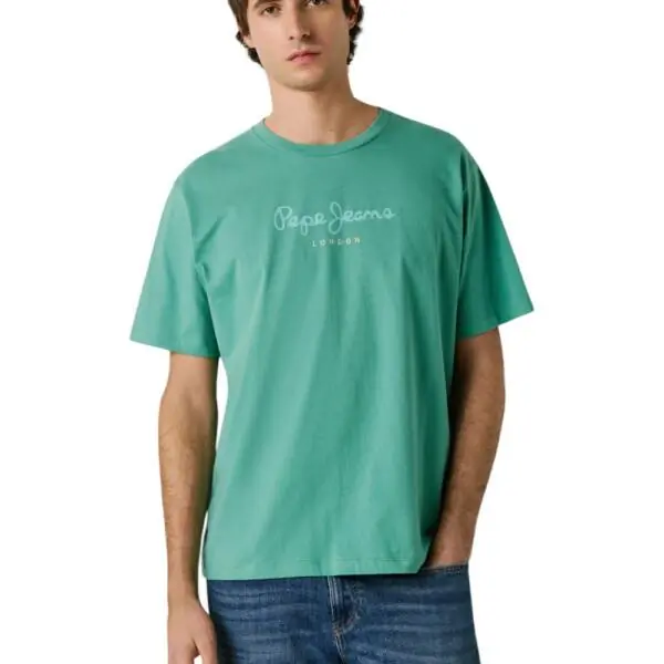 Pepe Jeans - Ανδρικό T-shirt Eggo N PM5010178-671 Πράσινο Ανοιχτό PM5010178-671