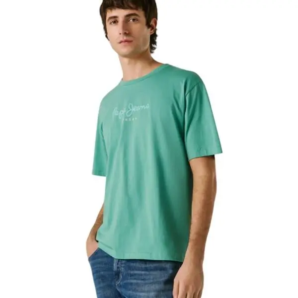 Pepe Jeans - Ανδρικό T-shirt Eggo N PM5010178-671 Πράσινο Ανοιχτό PM5010178-671