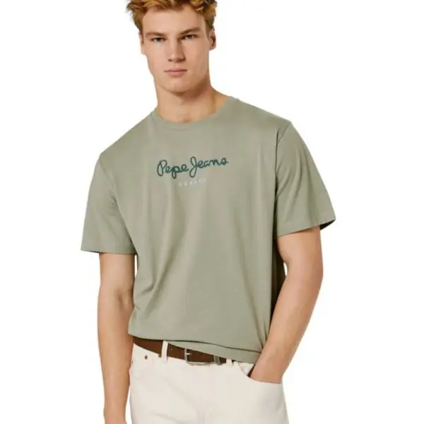 Pepe Jeans - Ανδρικό T-shirt Eggo N PM5010178-701 Λαδί PM5010178-701