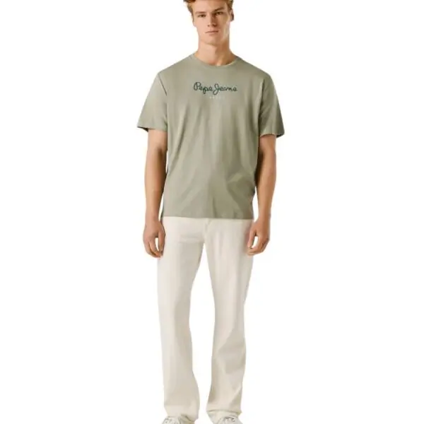 Pepe Jeans - Ανδρικό T-shirt Eggo N PM5010178-701 Λαδί PM5010178-701