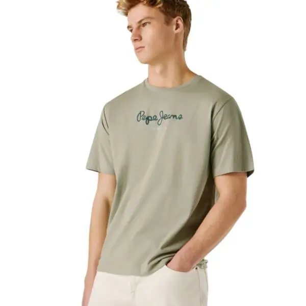 Pepe Jeans - Ανδρικό T-shirt Eggo N PM5010178-701 Λαδί PM5010178-701
