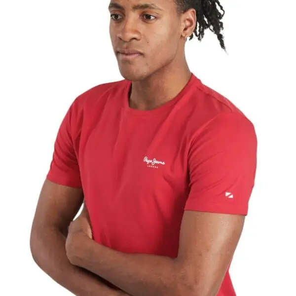 Pepe Jeans - Ανδρικό T-shirt Original Basic PM5010180-249 Κόκκινο PM5010180-249