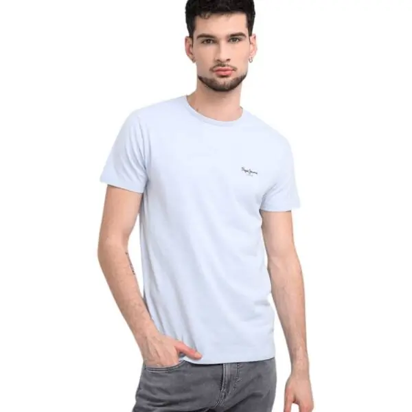 Pepe Jeans - Ανδρικό T-shirt Original Basic PM5010180-504 Μπλε Του Πάγου PM5010180-504