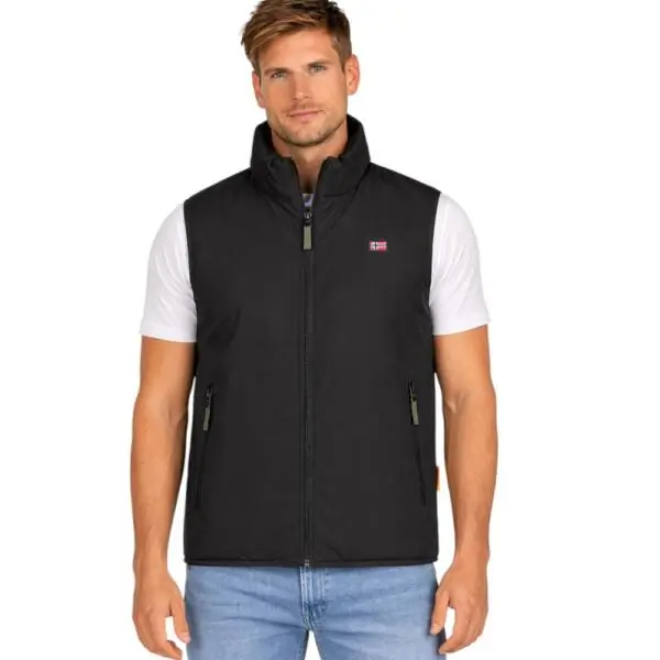 Norway Nautical School - Ανδρικό Αμάνικο Μπουφάν 859122-BLACK Μαύρο 859122-BLACK