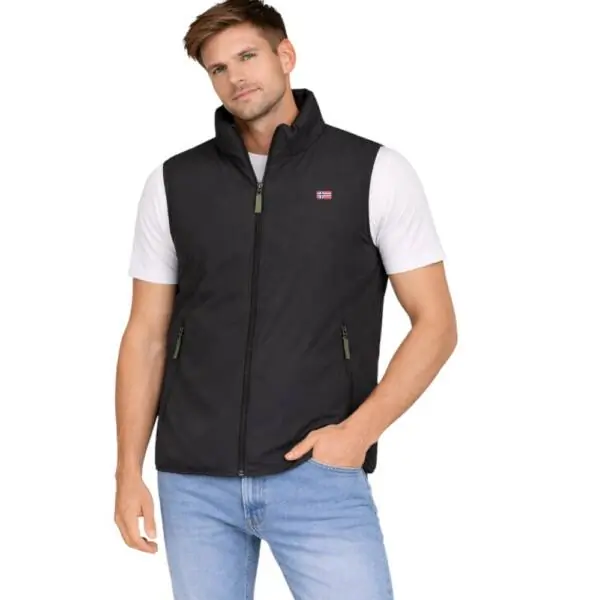 Norway Nautical School - Ανδρικό Αμάνικο Μπουφάν 859122-BLACK Μαύρο 859122-BLACK