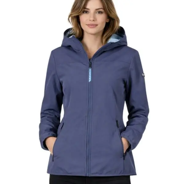 Norway Nautical School - Γυναικείο Μεταβατικό Μπουφάν Soft Shell 862641-NAVY Μπλε Ναυτικό