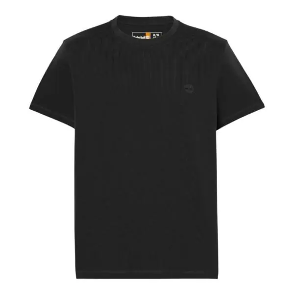 Timberland - Ανδρικό T-shirt SS Dunstan River Jersey Crew Tee Slim Fit TB0A2BPR-X65 Μαύρο TB0A2BPRX65
