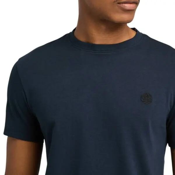 Timberland - Ανδρικό T-shirt SS Dunstan River Jersey Crew Tee Slim Fit TB0A2BPR-Z02 Μπλε Σκούρο TB0A2BPRZ02