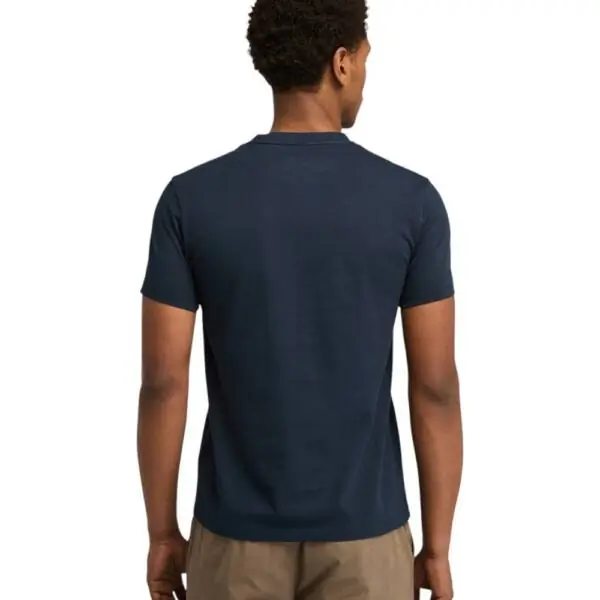 Timberland - Ανδρικό T-shirt SS Dunstan River Jersey Crew Tee Slim Fit TB0A2BPR-Z02 Μπλε Σκούρο TB0A2BPRZ02
