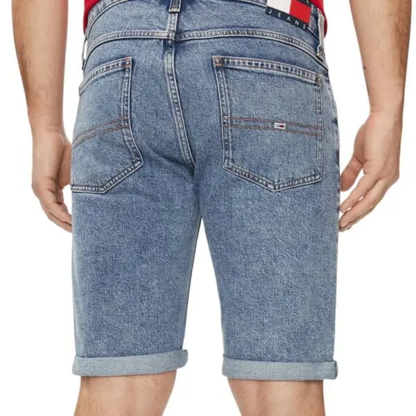 Tommy Hilfiger - Ανδρική Βερμούδα Σορτς Ronnie Slim Fit DM0DM19155-1A4 Μπλε DM0DM19155-1A4