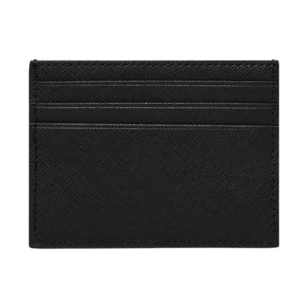 Tommy Hilfiger - Ανδρική θήκη καρτών Th Saffiano Cc Holder AM0AM11863-BDS Μαύρο AM0AM11863-BDS