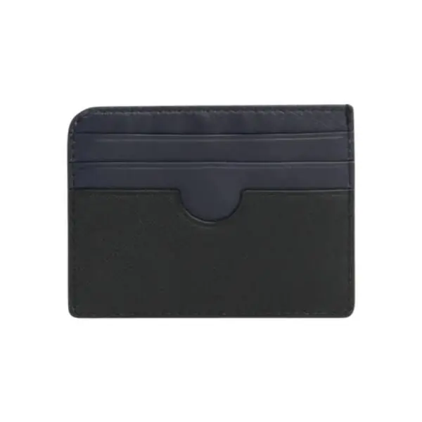 Tommy Hilfiger - Ανδρική θήκη καρτών Th Saffiano Cc Holder AM0AM12193-BDS Μαύρο AM0AM12193-BDS