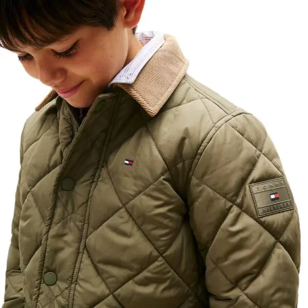 Tommy Hilfiger - Παιδικό Μπουφάν KB0KB09814-PLI Χακί KB0KB09814-PLI