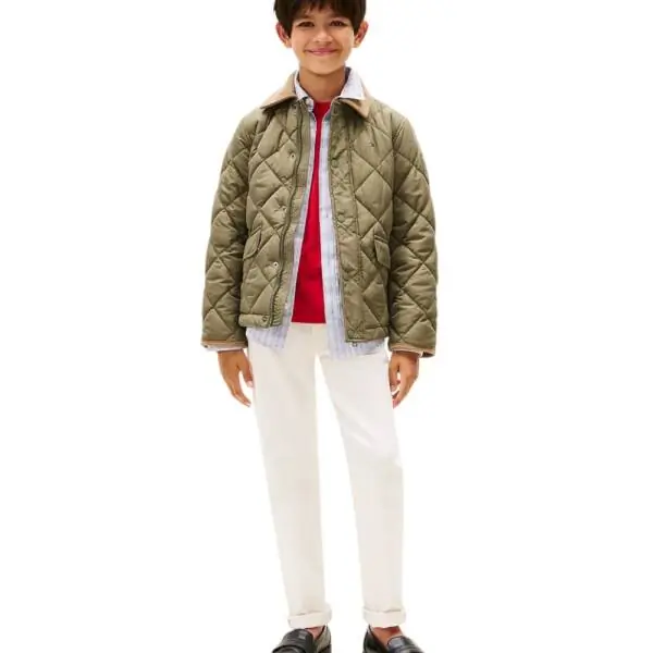 Tommy Hilfiger - Παιδικό Μπουφάν KB0KB09814-PLI Χακί KB0KB09814-PLI