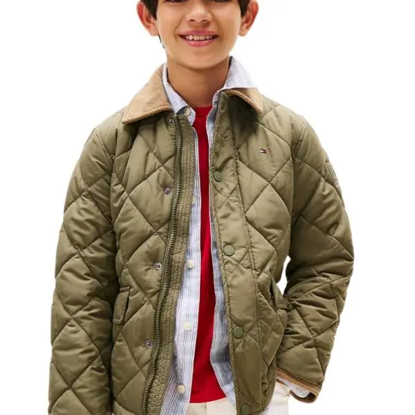 Tommy Hilfiger - Παιδικό Μπουφάν KB0KB09814-PLI Χακί KB0KB09814-PLI
