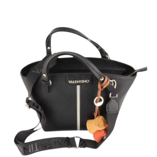 Valentino Bags - Γυναικεία Τσάντα Ώμου Hybris Re Tote Bag VBS9OV04-001 Μαύρο VBS9OV04-001