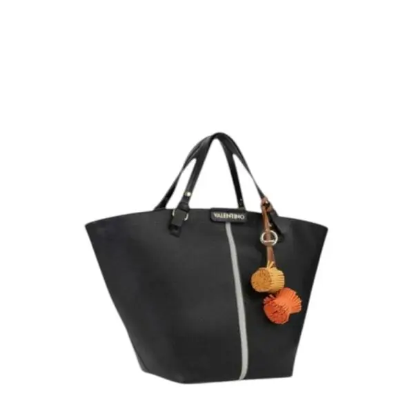 Valentino Bags - Γυναικεία Τσάντα Ώμου Hybris Re Tote Bag VBS9OV04-001 Μαύρο VBS9OV04-001