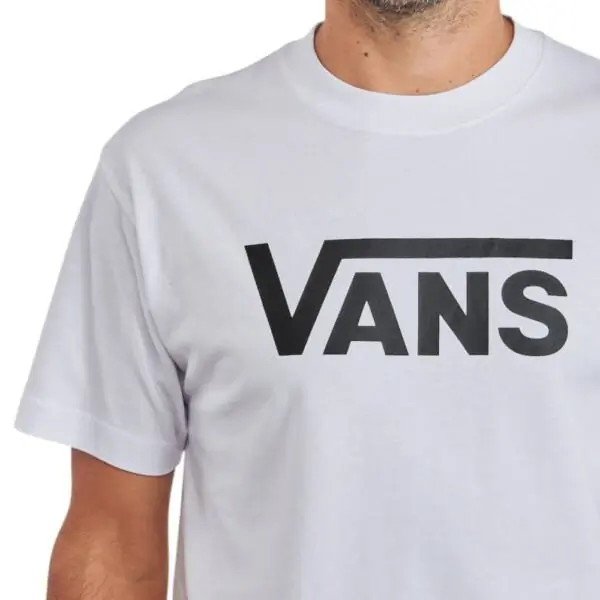 Vans - Ανδρικό T-shirt Κοντομάνικο Classic Logo Royal Cobalt VN000RA1-WHT Λευκό VN000RA1-WHT