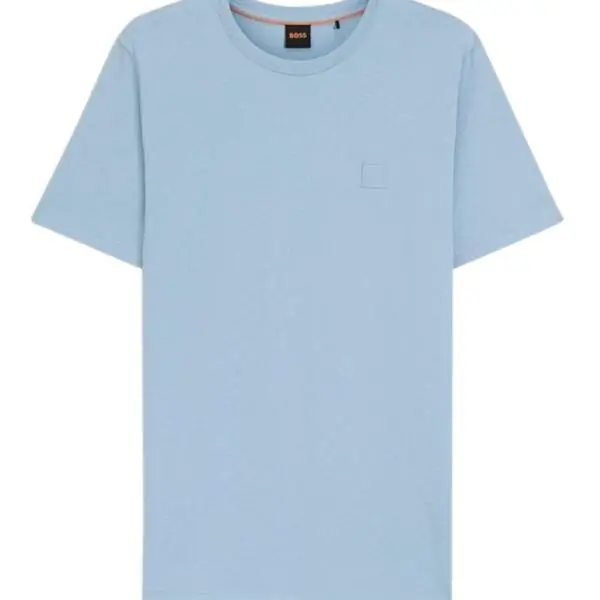 Hugo Boss - Ανδρικό T-shirt Orange San Jared-C Tales 50508584-458 Γαλάζιο 50508584-458