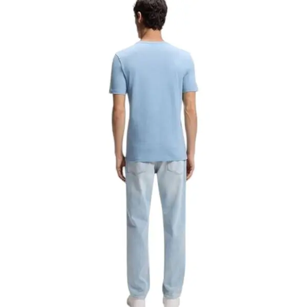 Hugo Boss - Ανδρικό T-shirt Orange San Jared-C Tales 50508584-458 Γαλάζιο 50508584-458