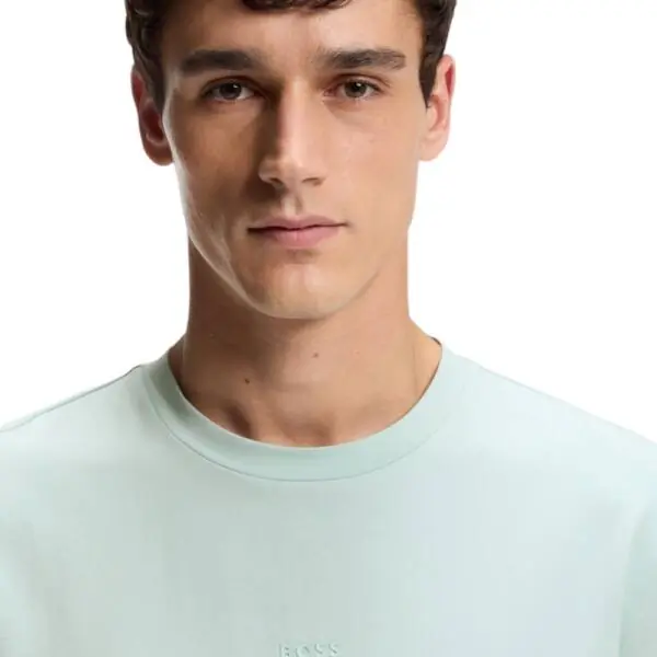 Hugo Boss - Ανδρικό T-shirt Tchup Relaxed Fit 50473278-447 Πράσινο Ανοιχτό 50473278-447