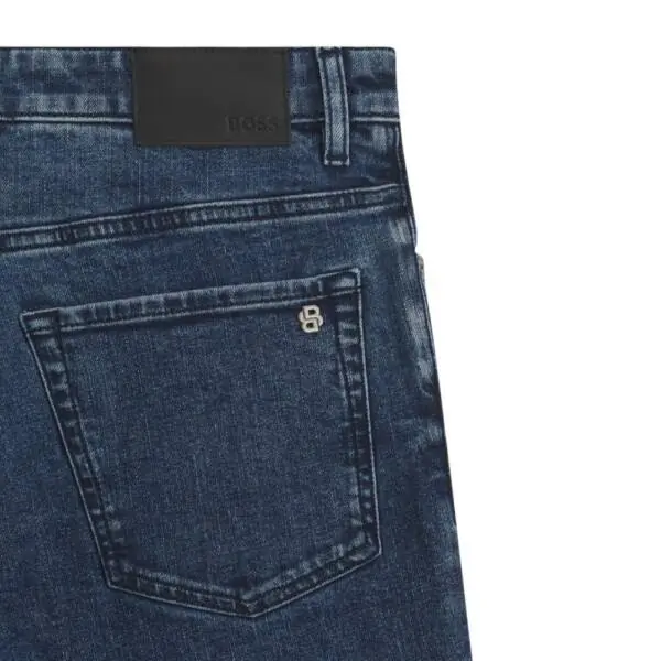 Hugo Boss - Ανδρικό Παντελόνι Τζιν Re Maine Bo comfort-stretch 50559869-424 Μπλε Σκούρο 50559869-424