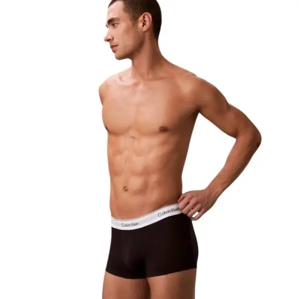 Calvin Klein - Ανδρικά Μποξεράκια 3Pack Icon Cotton Stretch LV00NB4389-3TH Μαύρο LV00NB4389-3TH
