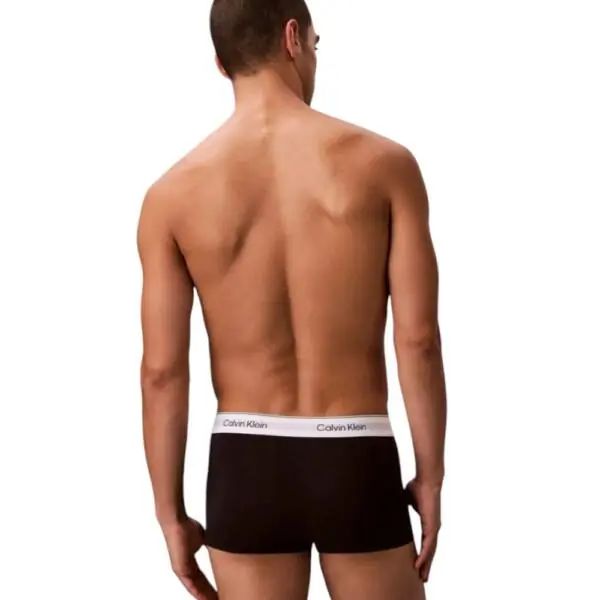 Calvin Klein - Ανδρικά Μποξεράκια 3Pack Icon Cotton Stretch LV00NB4389-3TH Μαύρο LV00NB4389-3TH