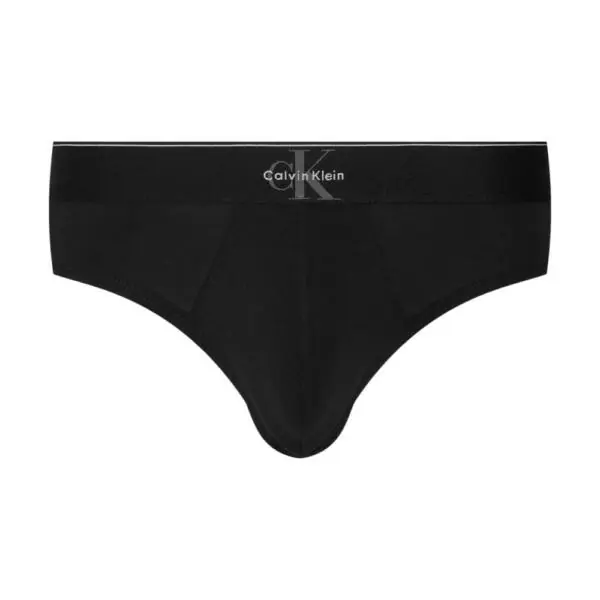 Calvin Klein - Ανδρικά Σλιπ 3Pack Graphic Monogram Cotton Stretch LV00NB4471-UB1 Μαύρο LV00NB4471-UB1