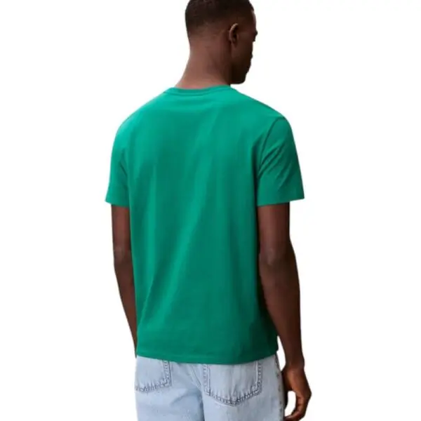 Calvin Klein - Ανδρικό T-shirt Cotton Badge Regular Fit LV04RC272G-L4G Πράσινο LV04RC272G-L4G