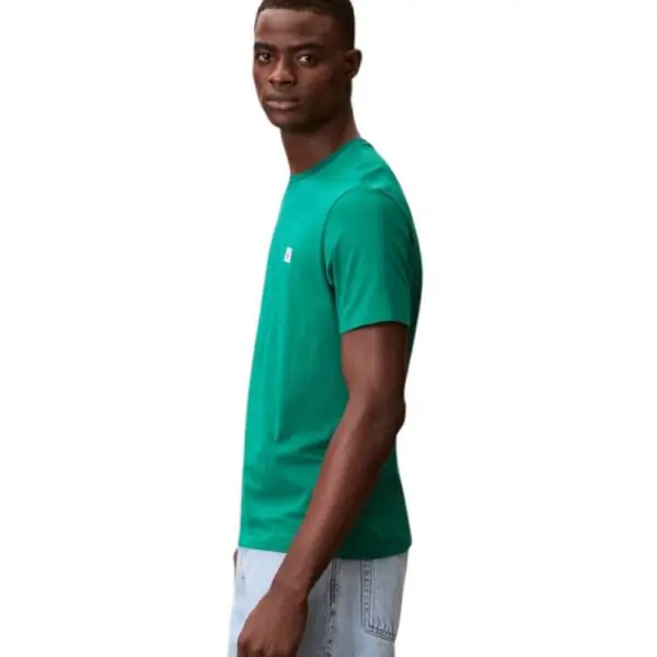 Calvin Klein - Ανδρικό T-shirt Cotton Badge Regular Fit LV04RC272G-L4G Πράσινο LV04RC272G-L4G