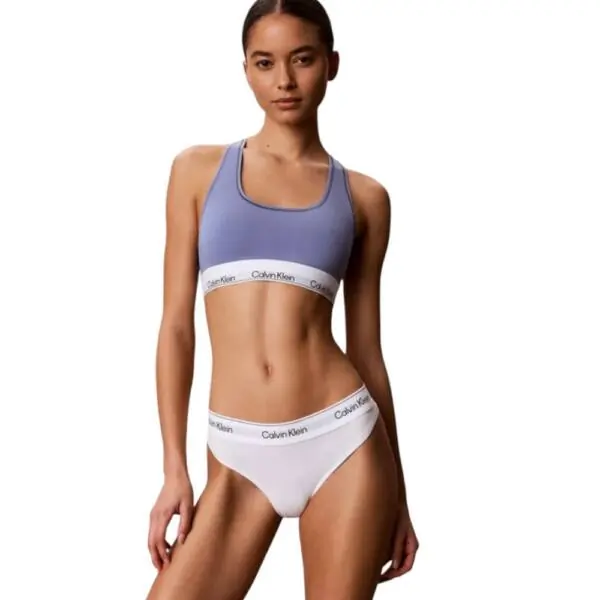 Calvin Klein - Γυναικείο Μπουστάκι Icon 2 Pack LV00QF8494-3WF Μαύρο/Μπλε