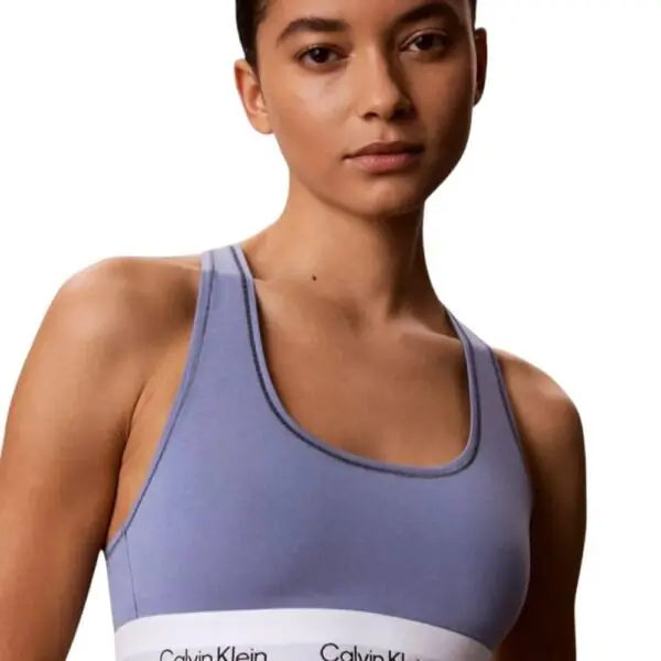 Calvin Klein - Γυναικείο Μπουστάκι Icon 2 Pack LV00QF8494-3WF Μαύρο/Μπλε LV00QF8494-3WF