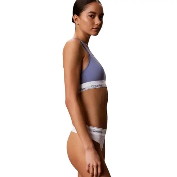 Calvin Klein - Γυναικείο Μπουστάκι Icon 2 Pack LV00QF8494-3WF Μαύρο/Μπλε LV00QF8494-3WF